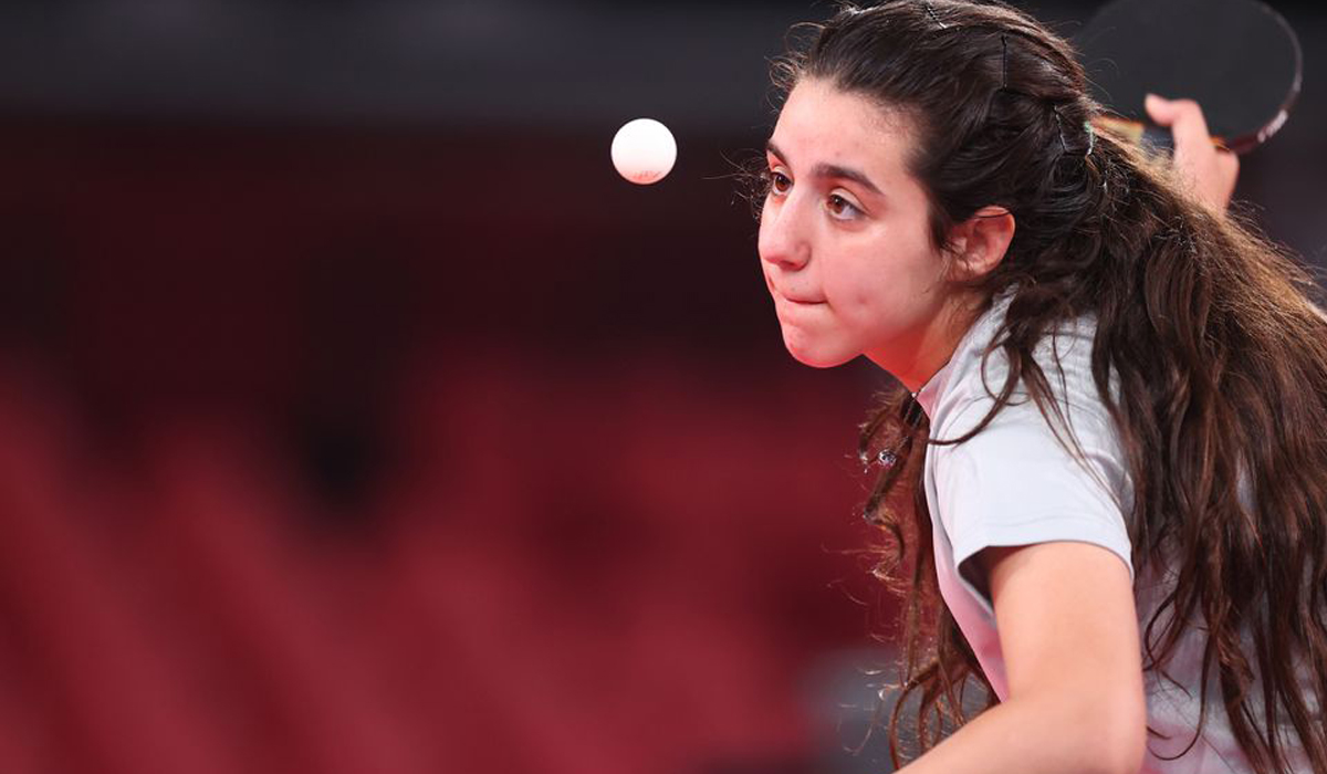 Table Tennis-Syrian 12-year-old, Tokyo Games' youngest competitor, exits in first round
